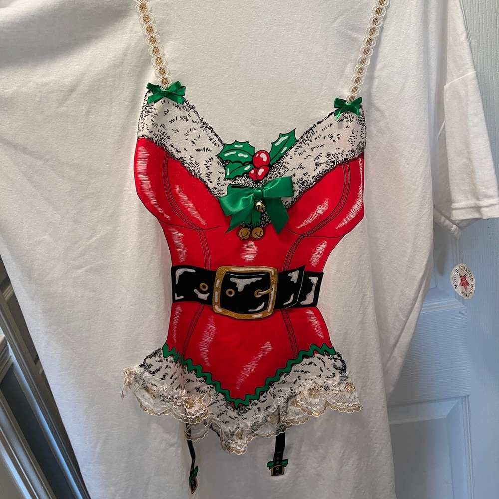 Vintage NWT Festive Red Christmas Camisole